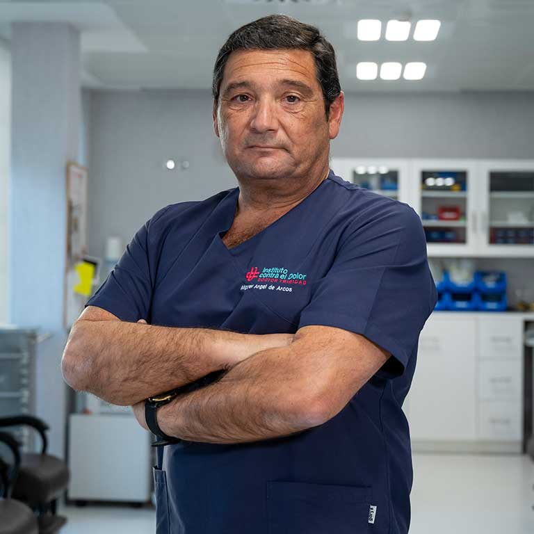 Miguel Ángel de Arcos . Instituto contra el dolor Dr. Trinidad.