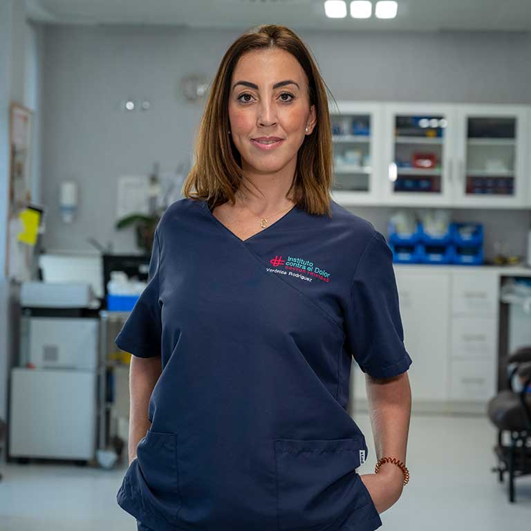 Verónica Rodríguez. Enfermera. Instituto contra el dolor Dr. Trinidad.