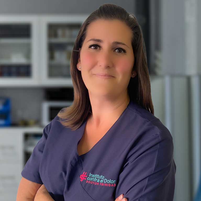 Rocío Álvarez. Enfermera Instituto contra el dolor Dr. Trinidad.